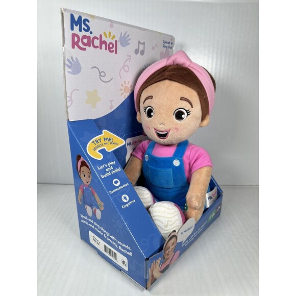 Ms. Rachel Official Speak & Sing Cuddle & Comfort Doll 16” Plush BRAND NEW - Picture 2 of 4